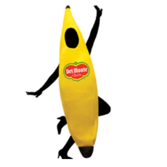DEL MONTE Other - DEL MONTE BANANA 🍌 🎃 Halloween 🎃 Adult 1 size fits all COSTUME Men Women NEW